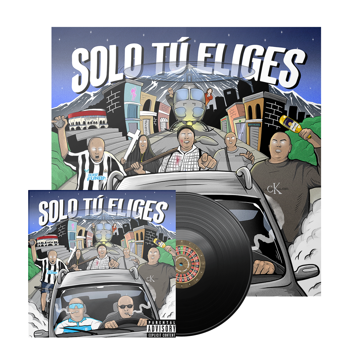 PACK VINILO + POSTER FIRMADO - SOLO TÚ ELIGES